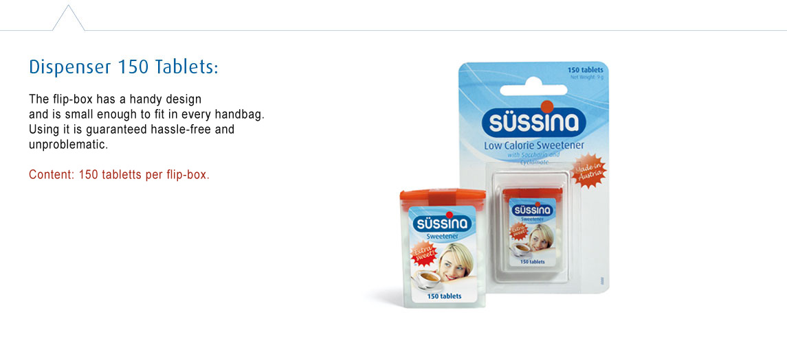 Süssina Flip Box 150 Sweetener